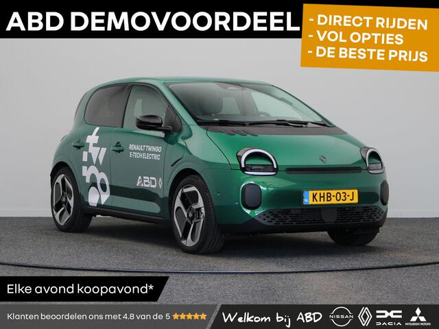 Renault TWINGO urban range techno 27.5 kWh | 18" lichtmetalen velgen | Stoelverwarming | Parkeersensoren voor/achter | Blind spot warning |