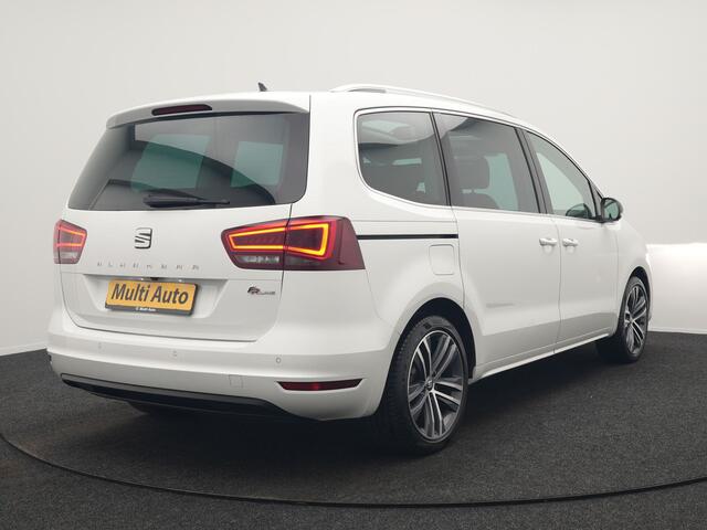 Seat ALHAMBRA 1.4 TSI FR 150pk DSG 7 Persoons | Trekhaak Af Fabriek | Panodak | Camera | Keyless | Alcantara Sportstoelen Verwarmd | EL. Schuifdeuren | Bi Xenon | Apple Carplay | Navigatie | DAB | Cruise Control |