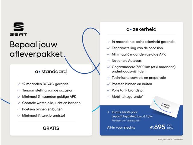 Seat ATECA FR Business Intense 1.5 TSI 150 pk Automaat (DSG) | Verlengde garantie | Navigatie | Parkeersensoren (Park assist) | Achteruitrijcamera | Adaptieve cruise control | Stoelverwarming |