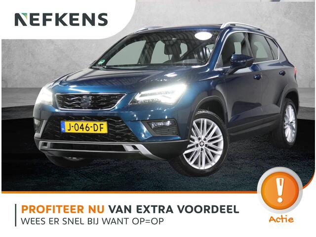 Seat ATECA 150PK Xcellence Intense | 1ste eigenaar | AppleCarPlay/AndroidAuto | Climate Control | Stoelverwarming | Trekhaak | 360'Camera | Glazen dak | LED lampen | Keyless | 18"LMV | AUTOMAAT | Isofix | Privacy Glass | Elektrische achterklep |