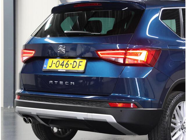 Seat ATECA 150PK Xcellence Intense | 1ste eigenaar | AppleCarPlay/AndroidAuto | Climate Control | Stoelverwarming | Trekhaak | 360'Camera | Glazen dak | LED lampen | Keyless | 18"LMV | AUTOMAAT | Isofix | Privacy Glass | Elektrische achterklep |