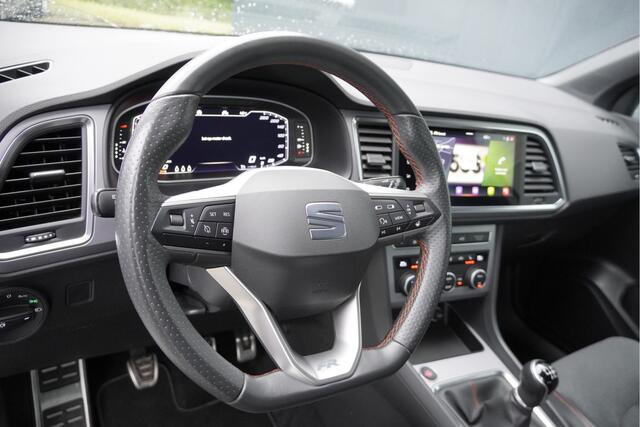 Seat ATECA 1.0 TSI FR Business Intense BJ2022 Lmv 18" | Led V+A | Pdc | Navi | Keyless entry | Elek. achterklep | App-Connect | Achteruitrijcamera | Virtual cockpit | Climate control | Cruise control | Sportstoelen | Verwarmde voorstoelen | Zwarte hemel