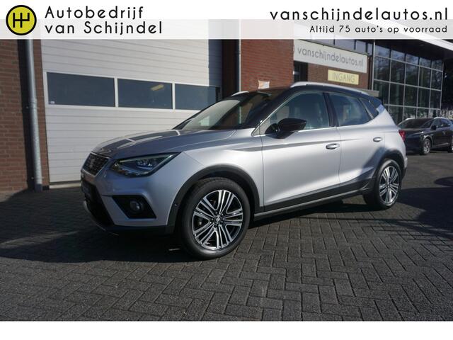 Seat Arona 1.0 TSI AUTOMAAT XCELLENCE BUSINESS INTENSE LUXE ZWARTE HEMEL CAMERA FULL LED ANDROID-APPLECARPLAY NAVI CLIMA CRUISE BLUETOOTH PDC V+A 17INCH KEYLESS ENZ...