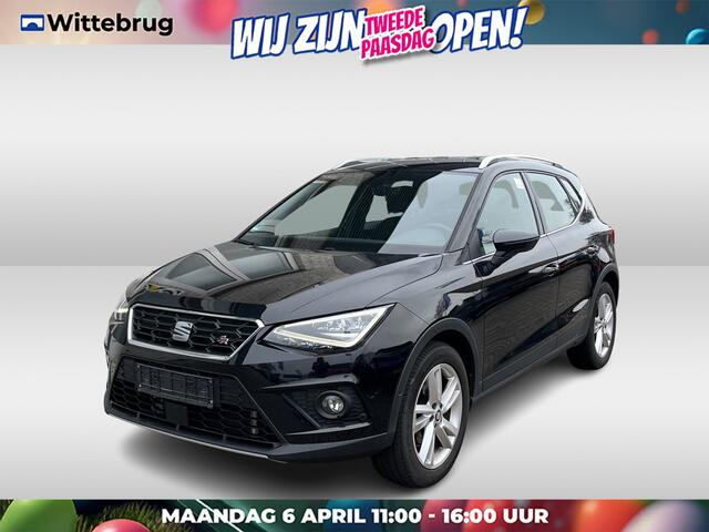 Seat Arona 1.0 TSI FR / AUTOMAAT/ TREKHAAK/ DCC/ PARKEERSENSOREN + CAMERA/ STOELVERWARMING/ DODEHOEK/ BEATS AUDIO/ ACC/ FULL LINK/ NAVI/ DAB/ CLIMA/ 17'' LMV