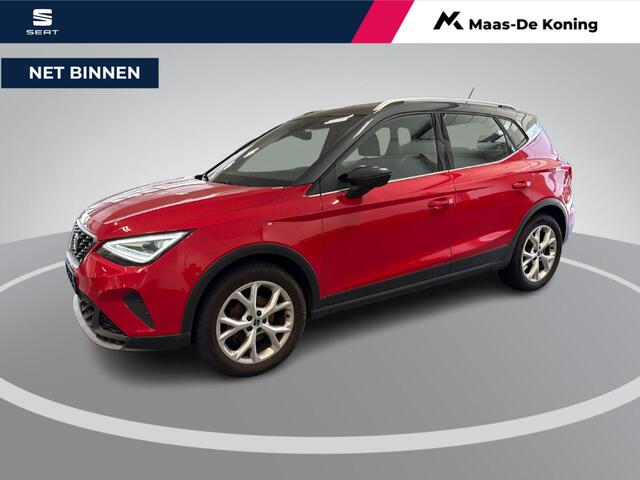 Seat Arona 1.0 TSI 110pk DSG FR · Apple/Android Car Play · Stoelverwarming · Cruise Control · Active Info Display · Navigatie · P-Sensoren ·