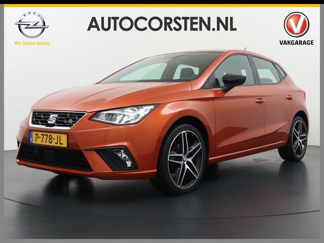 Seat IBIZA 1.0TGI 90PK CNG Bi-Fuel Aardgas FR Apple Carplay Android Auto Navi Ecc Cruise Control Draadloze telefoonlader DAB+ Full-link Lmv 18" Led App Connect Licht-/regensensor Benzine Aardgas CNG Bi-Fuel