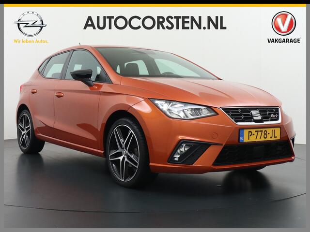 Seat IBIZA 1.0TGI 90PK CNG Bi-Fuel Aardgas FR Apple Carplay Android Auto Navi Ecc Cruise Control Draadloze telefoonlader DAB+ Full-link Lmv 18" Led App Connect Licht-/regensensor Benzine Aardgas CNG Bi-Fuel