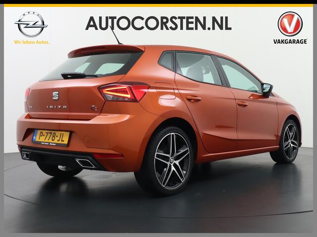 Seat IBIZA 1.0TGI 90PK CNG Bi-Fuel Aardgas FR Apple Carplay Android Auto Navi Ecc Cruise Control Draadloze telefoonlader DAB+ Full-link Lmv 18" Led App Connect Licht-/regensensor Benzine Aardgas CNG Bi-Fuel