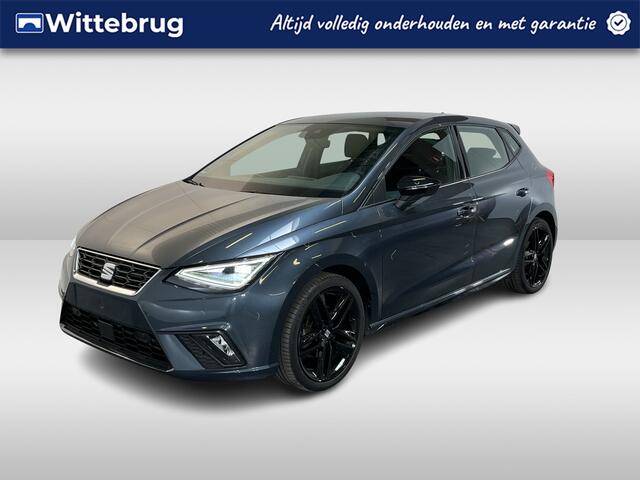 Seat IBIZA 1.5 TSI FR Black Edition / AUTOMAAT/ PARK. SENSOR. V+A/ CAMERA/ FULL LINK/ STOEL VERWARM./ DRIVE PROFILE/ ACC/ NAVI/ CLIMA/ DAB/ DIGITAL DASH/ LED/ ISOFIX/ 18'' LMV