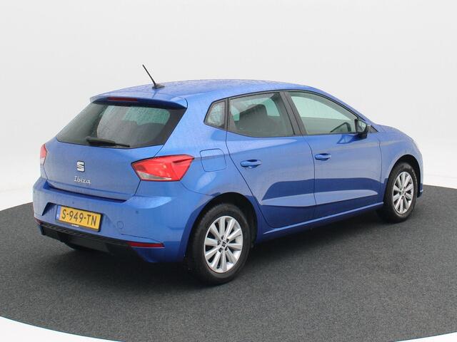 Seat IBIZA 1.0 TSI Style Business Connect | Digitaal Dashboard | Adaptive Cruise | Stoelverwarming | Navigatie | CarPlay | Sensoren | 15 Inch | 66.799 Km!!