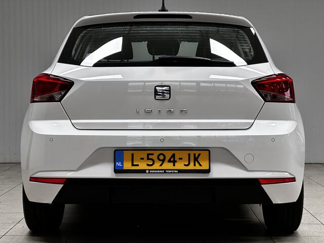 Seat IBIZA 1.0 TSI Style/ Apple + Android/ DAB+/ Clima/ Cruise/ Elek. pakket/ Isofix/ Regensensor/ Bluetooth/ Multi. LEDER. Stuur/ PDC/ Dagrijverl.