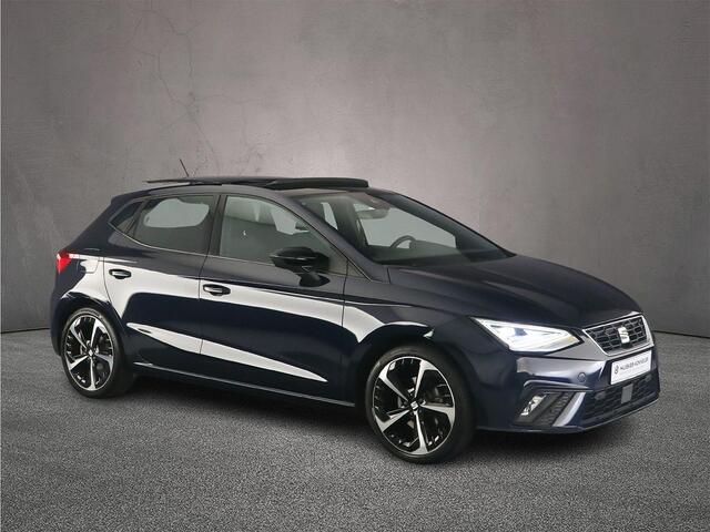 Seat IBIZA FR Plus 1.0 TSI 110pk DSG Automaat Trekhaak, Panoramadak, Adaptive cruise control, LED koplampen, Beats audio, Navigatie, Parkeersensoren, Stoelverwarming