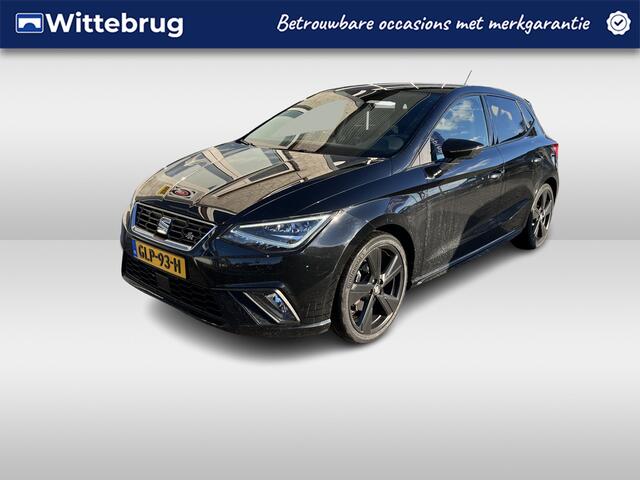 Seat IBIZA 1.0 TSI FR Black Edition / AUTOMAAT/ STOEL VERWARMING/ FULL LINK/ CRUISE CONTROL/ PARK.SENSOREN/ CLIMA/ RIJ-MODI/ NAVI/ DAB/ DIGITAL DASH/ START-STOP SYSTEEM/ ISOFIX