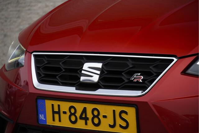 Seat IBIZA 1.0 TSI 5drs FR Business Intense BJ2020 Lmv 18" | Led V+A | Pdc | Achteruitrijcamera | App-Connect | Navi | Climate control | Cruise control | Sportstoelen | Extra getint glas