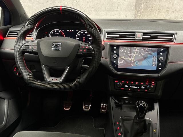 Seat IBIZA 1.0 TSI FR Intense Sport (SCHUIFDAK, VIRTUAL COCKPIT, LEDER/ALCANTARA, APPLE CARPLAY, GROOT NAVI, CAMERA, SPORTSTOELEN, CRUISE, SFEERVERLICHTING, NIEUWSTAAT)