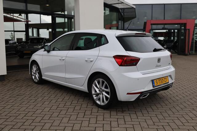 Seat IBIZA 1.0 EcoTSI FR Business Intense PL ¤508 p/m* 95PK / 70kW, Achteruitrijcamera, parkeersensoren voor en achter, stoelverwarming, adaptieve cruise control (acc), volledig digitaal instrumentenpaneel, Apple Carplay / Android Auto, DAB+, inklapbare spiegels, 2-