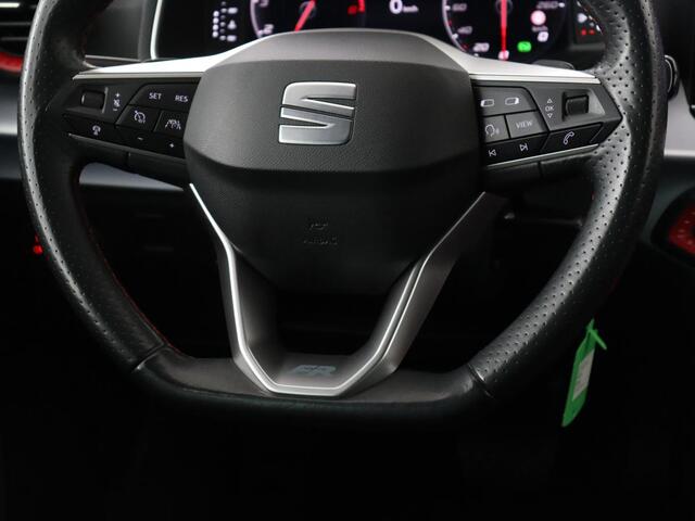 Seat IBIZA 1.0 EcoTSI FR Intense | Stoelverwarming | Adaptive cruise | Leder/Alcantara | Camera | Carplay | Virtual Cockpit | Full LED | Navigatie | Climate control | Parkeerhulp | Bluetooth