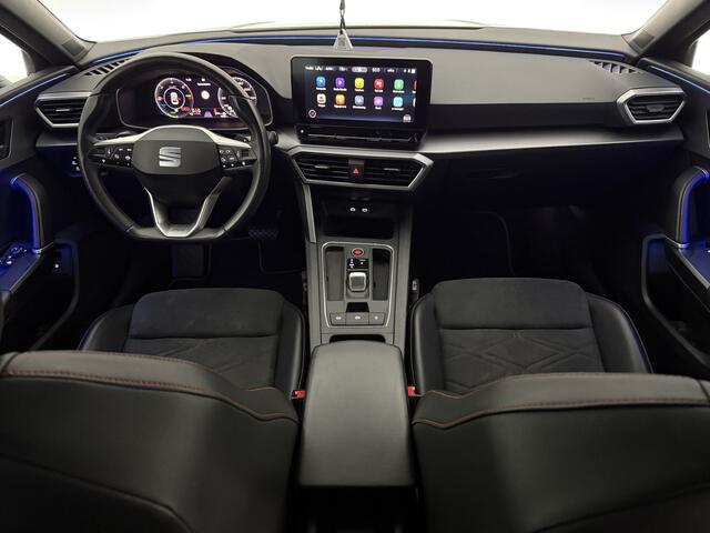 Seat LEON 1.4 TSI 225PK eHybrid PHEV FR LED Sfeer Carplay Camera ACC Clima Virtual Trekhaak PDC 18"LMV