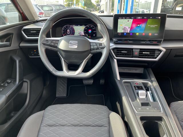 Seat LEON Sportstourer 1.5 eTSI FR Business Intense / AUTOMAAT/ PANO/ FULL LINK/ STUUR+STOEL VERWARM./ PARK. SENSOR. + CAMERA/ ACC/ DRIVE PROFILE/ DAB/ NAVI/ DIGITAL DASH/ CLIMA/ LED/ ISOFIX