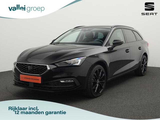 Seat LEON Sportstourer 1.0 TSI 110 pk Style | LED koplampen | Luxe lederen bekleding | Climatronic | Parkeersensoren achter | Cruise Control | DAB | CarPlay | 18 inch