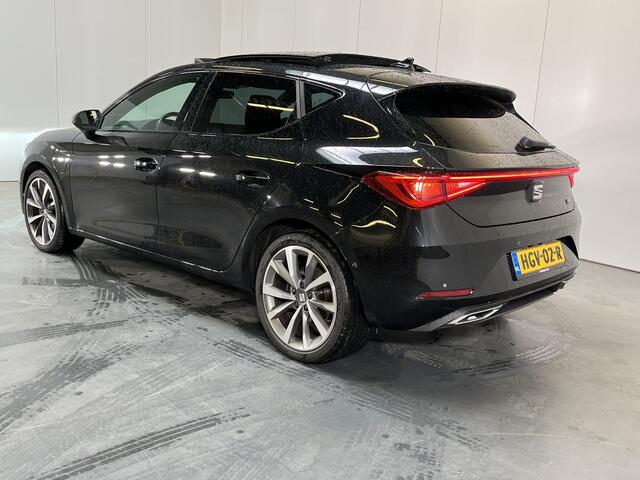 Seat LEON 1.4 TSI eHybrid PHEV FR Business Intense / AUTOMAAT/ PANO/ CAMERA/ PARK. SENSOREN/ DODE HOEK/ KEYLESS/ DCC/ LED/ STUURVERWARM./ FULL LINK/ ADAPT. CRUISE/ VIRTUAL COCKPIT/ NAVI/ CLIMA/ DAB/ 18" LMV