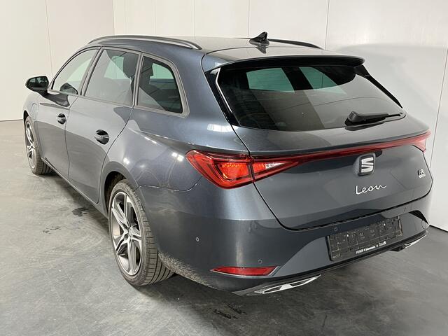 Seat LEON Sportstourer 1.4 TSI eHybrid PHEV FR Business Intense / AUTOMAAT/ CAMERA/ PARK. SENSOREN/ MEMORY SEATS/ DODE HOEK/ KEYLESS/ LED/ STOEL-STUURVERWARM./ ADAPT. CRUISE/ FULL-LINK/ NAVI/ CLIMA/ DAB/ 18" LMV