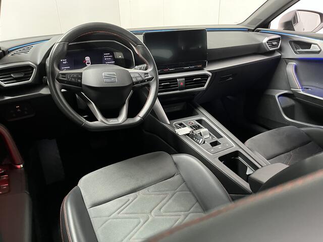 Seat LEON Sportstourer 1.4 TSI eHybrid PHEV FR Business Intense / AUTOMAAT/ CAMERA/ PARK. SENSOREN/ MEMORY SEATS/ DODE HOEK/ KEYLESS/ LED/ STOEL-STUURVERWARM./ ADAPT. CRUISE/ FULL-LINK/ NAVI/ CLIMA/ DAB/ 18" LMV