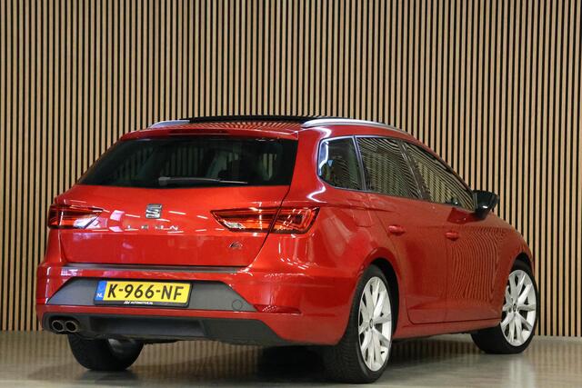 Seat LEON ST 1.5 TSI FR 150 PK | Panoramadak | Lederen bekleding | Navigatie | CarPlay | Stoelverwarming | LED Koplampen | Beats Audio | DAB | Front Assist | Climatronic | Nieuwe APK