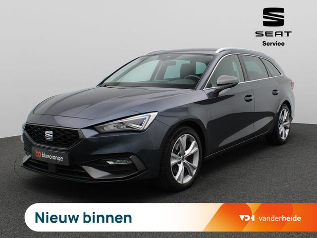 Seat LEON Sportstourer 1.5 eTSI FR Business Intense 150PK DSG Adaptieve Cruise Controle, Parkeersensoren Achter, Stoelverwarming, Clima, Navi, Full LED, Trekhaak, 17" LM Velgen