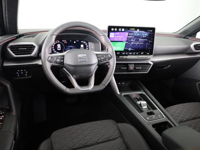 Seat LEON Sportstourer FR Business PHEV 1.5 TSI 204 pk 6 versn. DSG | Black Pack | Trekhaak | Safe & Driving Pack | | 18 inch