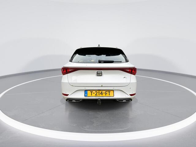 Seat LEON Sportstourer 1.4 TSI 204pk DSG eHybrid PHEV FR Business Intense · Camera · Inklap. Trekhaak · Keyless · Stuur- & Stoelverwarming · Elek. Bestuurddersstoel + Geheugen · ACC · Apple/Android Car Play ·