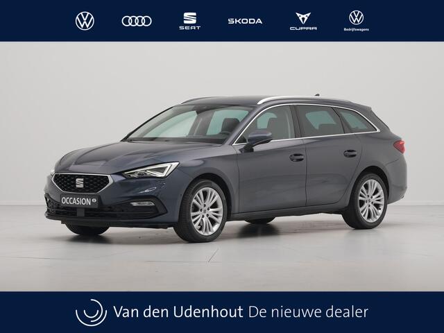 Seat LEON Sportstourer 1.5 TSI 130pk Style Navigatie Camera 17"velgen Keyless Parkassist 21