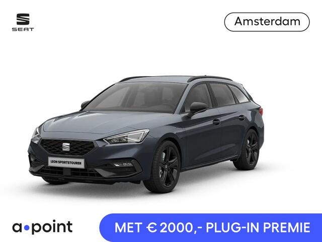 Seat LEON Sportstourer 1.5 TSI e-Hybrid FR Business | Black Pack | Safe & Driving Pack | Technology Pack | Trekhaak zwenkbaar (elektr. ontgrendeling) | C2K - Velgen 'Black Pack', 18 inch