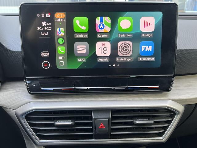 Seat LEON 1.4 TSI eHybrid PHEV Xcellenge | Navi/Adapt.Cruise/Clima/Stoel+Stuurverw./17"/Apple CarPlay/El.Best.Stoel+Memory/Afn.Trekhaak