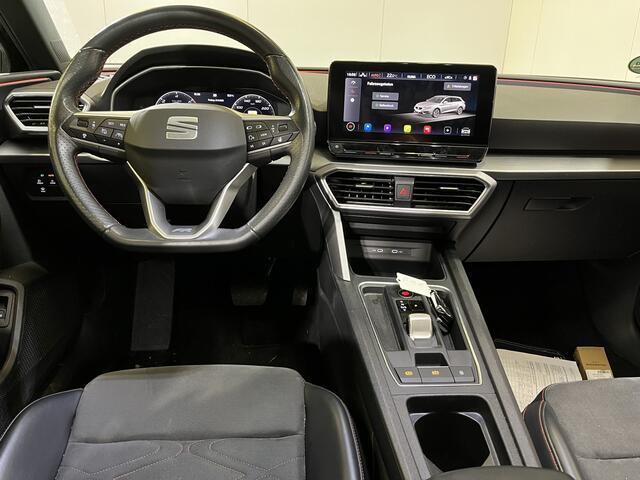 Seat LEON Sportstourer 1.4 TSI eHybrid PHEV FR / AUTOMAAT/ PANO/ FULL LINK/ STOEL + STOELVERW./ ELEK. STOELEN/ PARK. SENSOREN + CAMERA/ LED/ ADAPT. CRUISE/ DAB/ 18'' LMV