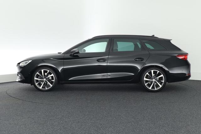 Seat LEON Sportstourer 1.5 eTSI 150pk DSG FR Launch Edition Trekhaak Camera Keyless Adaptive Chassis Stoelverwarming Virtual Cockpit Navigatie