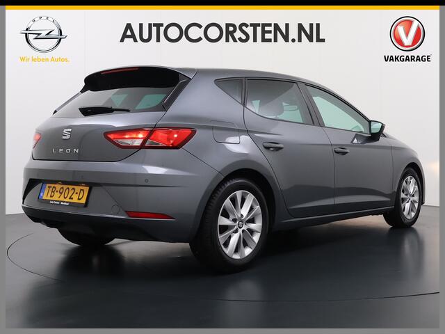 Seat LEON T116PK Navi Pdc-a+v Apple Carplay Android Cruise Control Ecc Style Business Intense Full-Link Lmv 16" Regen-Lichtsensor Isofix Keyless Mistlampen Priv.Glas Origineel Nederlandse Auto
