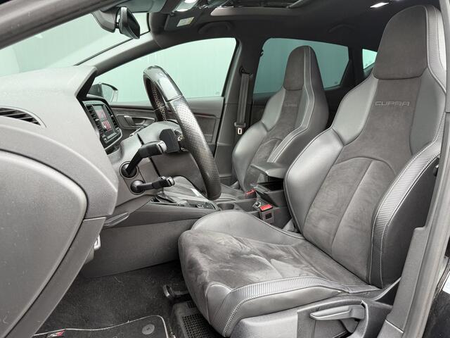 Seat LEON BWJ 2018 2.0 TSI CUPRA 300 PK AUTOMAAT | PANODAK | FULL LED | STOELVERW. | ALCANTARA | ADAPTIVE CRUISE | PREMIUM AUDIO | CAMERA | CARPLAY + ANDROID | NAVI | CLIMA | LMV | PDC