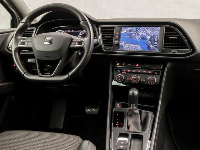 Seat LEON 1.5 TSI FR Ultimate Sport 150Pk Automaat (VIRTUAL COCKPIT, APPLE CARPLAY, NAVIGATIE, KEYLESS, CAMERA, STOELVERWARMING, SPORTSTOELEN, BEATS AUDIO, GETINT GLAS, ADAPTIVE CRUISE, NIEUWSTAAT)
