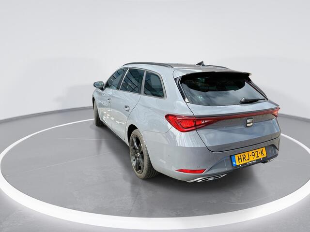 Seat LEON Sportstourer 1.5 TSI e-Hybrid 204pk DSG FR Business · Camera · Matrix LED · Inklap. Trekhaak · Side Assist · Stuur- & Stoelverwarming · Parkeerassistent · Garantie t/m 18-06-2029 of 100.000km