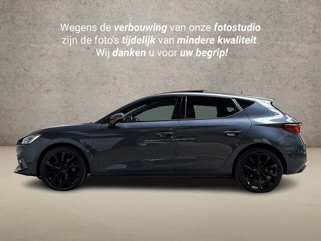 Seat LEON 1.4 TSI eHybrid PHEV FR 204Pk Automaat (SCHUIFDAK, APPLE CARPLAY, LEDER, STUUR/STOELVERWARMING, CAMERA, SPORTSTOELEN, GETINT GLAS, ADAPTIVE CRUISE, NIEUWSTAAT)