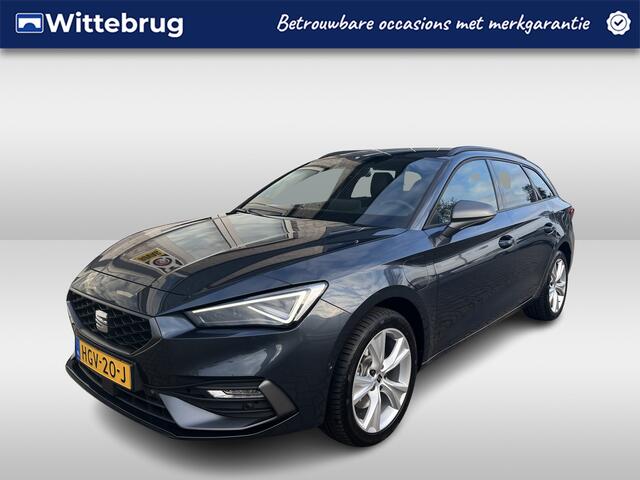 Seat LEON Sportstourer 1.5 TSI e-Hybrid FR Business / AUTOMAAT/ FABRIEKSGARANTIE TM 03-2029/ MATRIX/ TRAVEL ASSIST/ STUURVERWARM./ PARK.SENSOR.V+A/ CAMERA/ FULL LINK/ ACC/ NAVI/ RIJ-MODI/ CLIMA/ DAB/ DIGITAL DASH/ LANE-ASSIST/ ISOFIX/ 17'' LMV