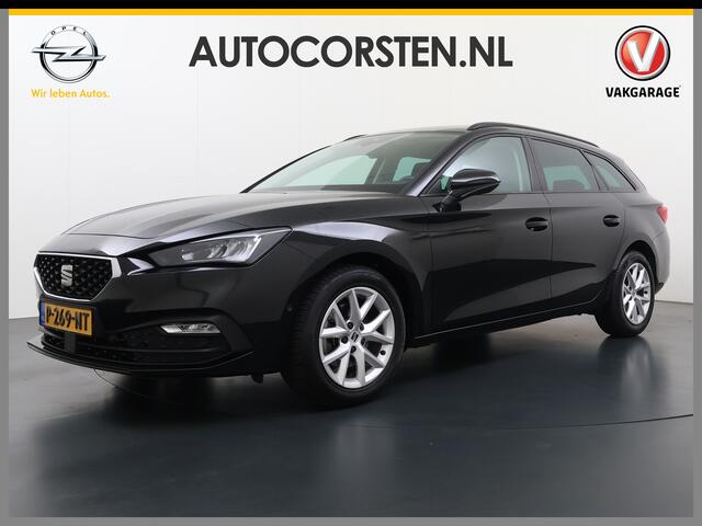 Seat LEON Sportstourer 1.5TSI 131PK Adap.Cruise Trekhaak 3-Zone Ecc Camera Navi Apple Carplay Android Auto Pdc Style Business Intense Lmv Led Bluetooth Keyless Isofix 1.400KG Trekgewicht Rijstrooksensor 1e Eigenaar Dealeronderhouden Origineel Nederlandse Auto
