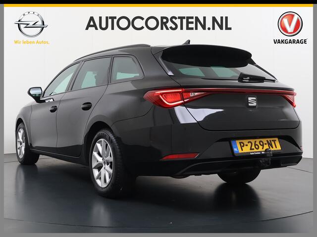 Seat LEON Sportstourer 1.5TSI 131PK Adap.Cruise Trekhaak 3-Zone Ecc Camera Navi Apple Carplay Android Auto Pdc Style Business Intense Lmv Led Bluetooth Keyless Isofix 1.400KG Trekgewicht Rijstrooksensor 1e Eigenaar Dealeronderhouden Origineel Nederlandse Auto