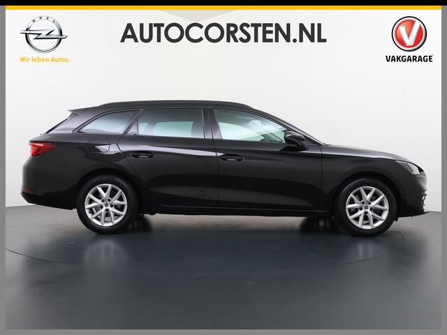 Seat LEON Sportstourer 1.5TSI 131PK Adap.Cruise Trekhaak 3-Zone Ecc Camera Navi Apple Carplay Android Auto Pdc Style Business Intense Lmv Led Bluetooth Keyless Isofix 1.400KG Trekgewicht Rijstrooksensor 1e Eigenaar Dealeronderhouden Origineel Nederlandse Auto