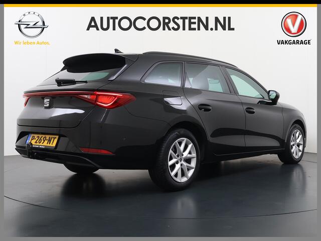 Seat LEON Sportstourer 1.5TSI 131PK Adap.Cruise Trekhaak 3-Zone Ecc Camera Navi Apple Carplay Android Auto Pdc Style Business Intense Lmv Led Bluetooth Keyless Isofix 1.400KG Trekgewicht Rijstrooksensor 1e Eigenaar Dealeronderhouden Origineel Nederlandse Auto