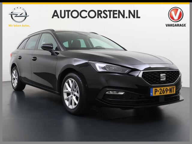 Seat LEON Sportstourer 1.5TSI 131PK Adap.Cruise Trekhaak 3-Zone Ecc Camera Navi Apple Carplay Android Auto Pdc Style Business Intense Lmv Led Bluetooth Keyless Isofix 1.400KG Trekgewicht Rijstrooksensor 1e Eigenaar Dealeronderhouden Origineel Nederlandse Auto