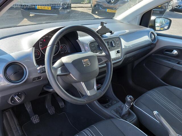 Seat MII 1.0 60pk Sport Intense 5-Deurs | Origineel NL | Airco | Cruise | Bluetooth Carkit+Streaming | Elek.Ramen+Spiegels | Licht+Regensensor | Pdc | Mistlampen | Privacy Glass | 15''lm