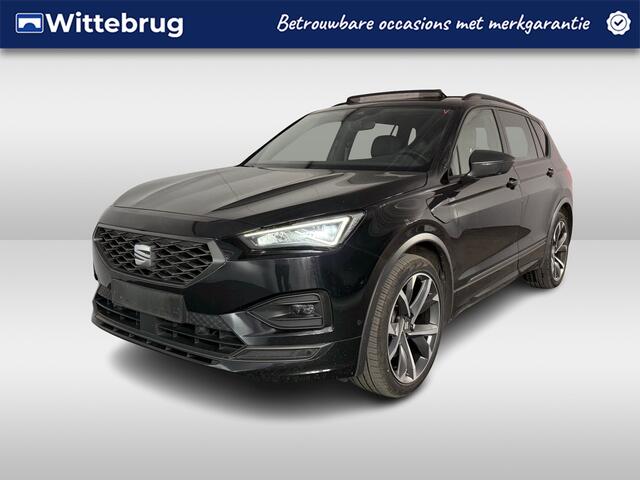 Seat Tarraco 1.4 TSI e-Hybrid PHEV FR / AUTOMAAT/ LEER/ PANO/ PARK.SENSOR.V+A/ CAMERA/ DCC/ STUUR+STOELVERWARM.V+A/ MEMORYSEAT/ ACC/ FULL LINK/ ELEK.KLEP/ KEYLESS/ DODEHOEK/ DAB/ CLIMA/ NAVI/ LED/ 20'' LMV