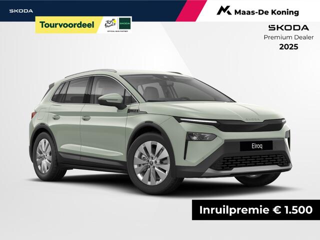 Skoda Elroq Business Edition Tour Elektromotor 210 kW / 286 PK | Timiano Green | Trekhaak | 1500,- inruilvoordeel!!